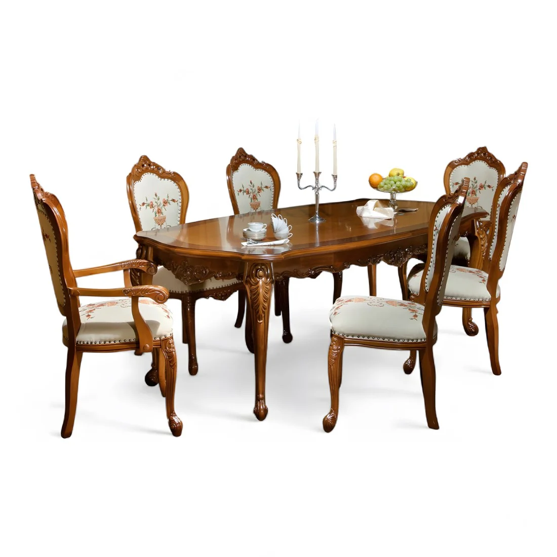 Stôl oválny obedový roz. Cleopatra 2