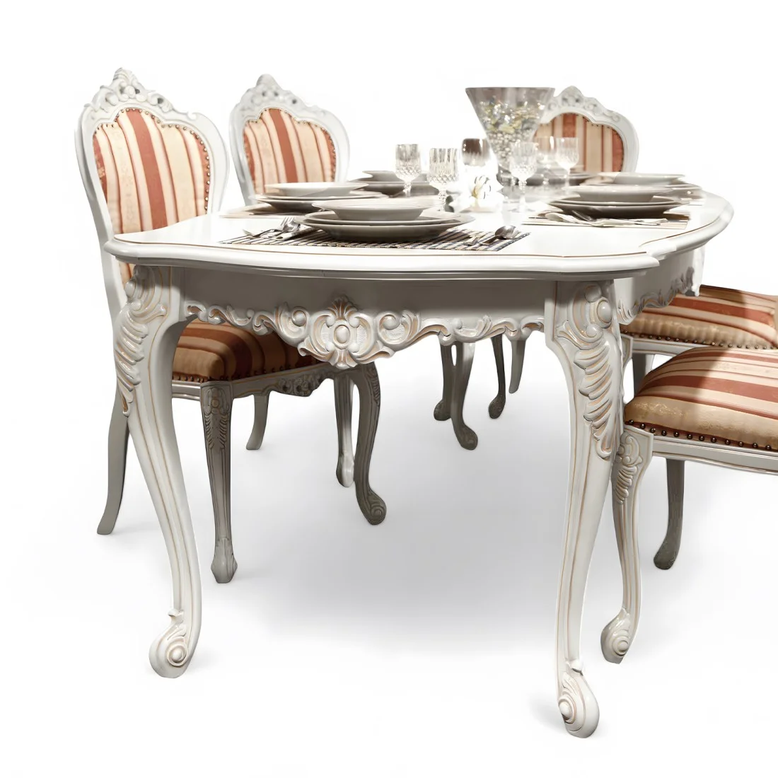 Stôl oválny obedový roz. Cleopatra 5