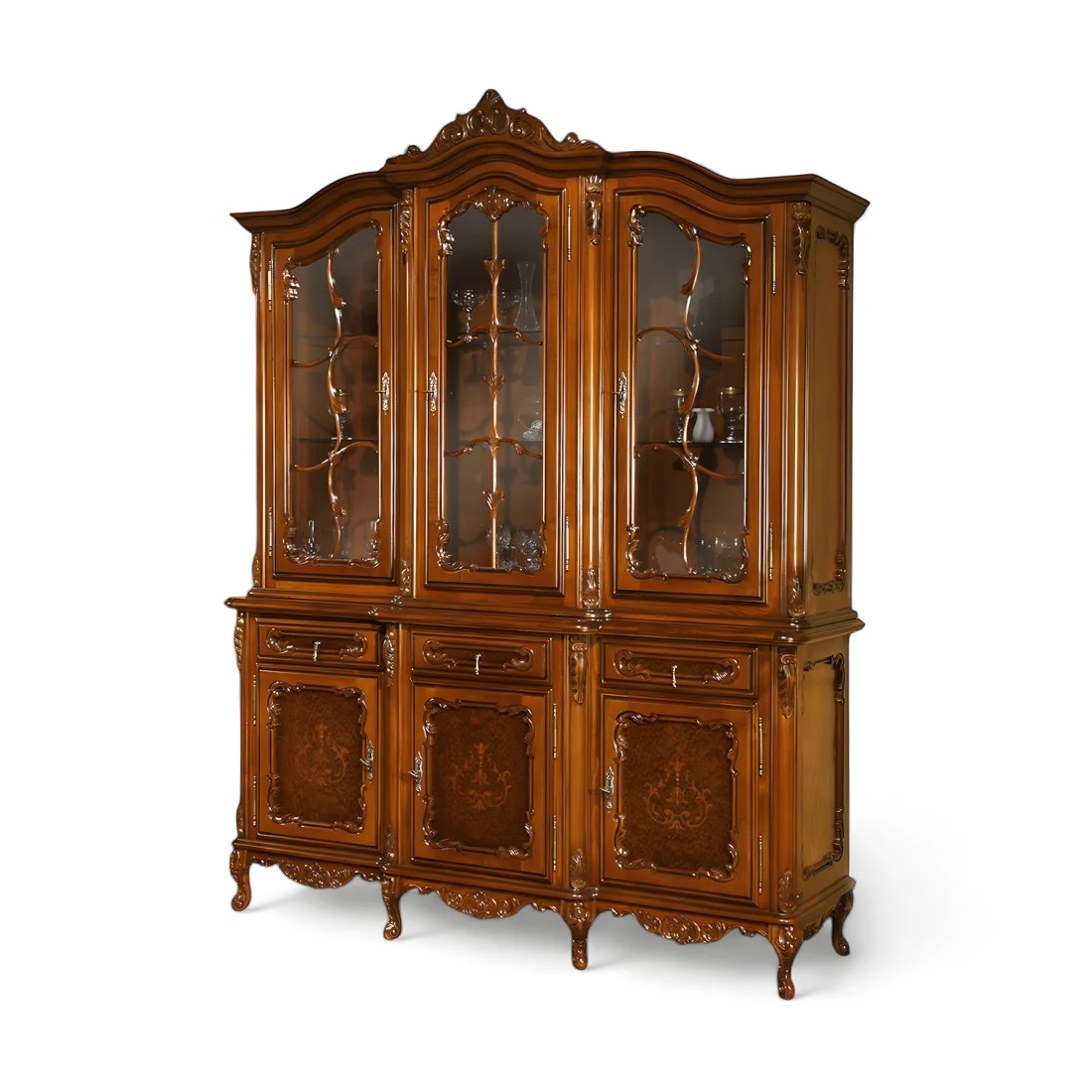 Vitrína 6 dv. 3š. CLEOPATRA 2