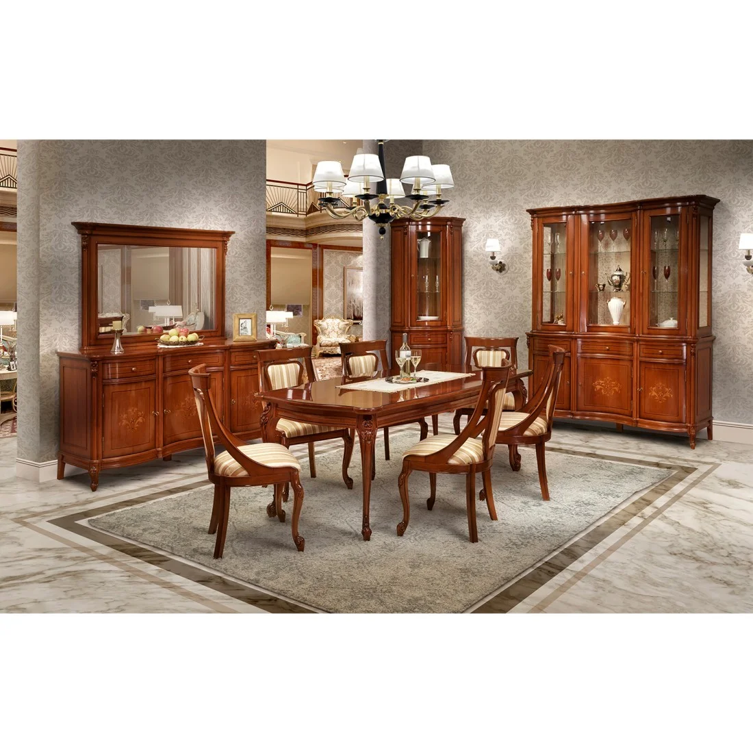 Vitrína 6dv. 3š. FIRENZE 6