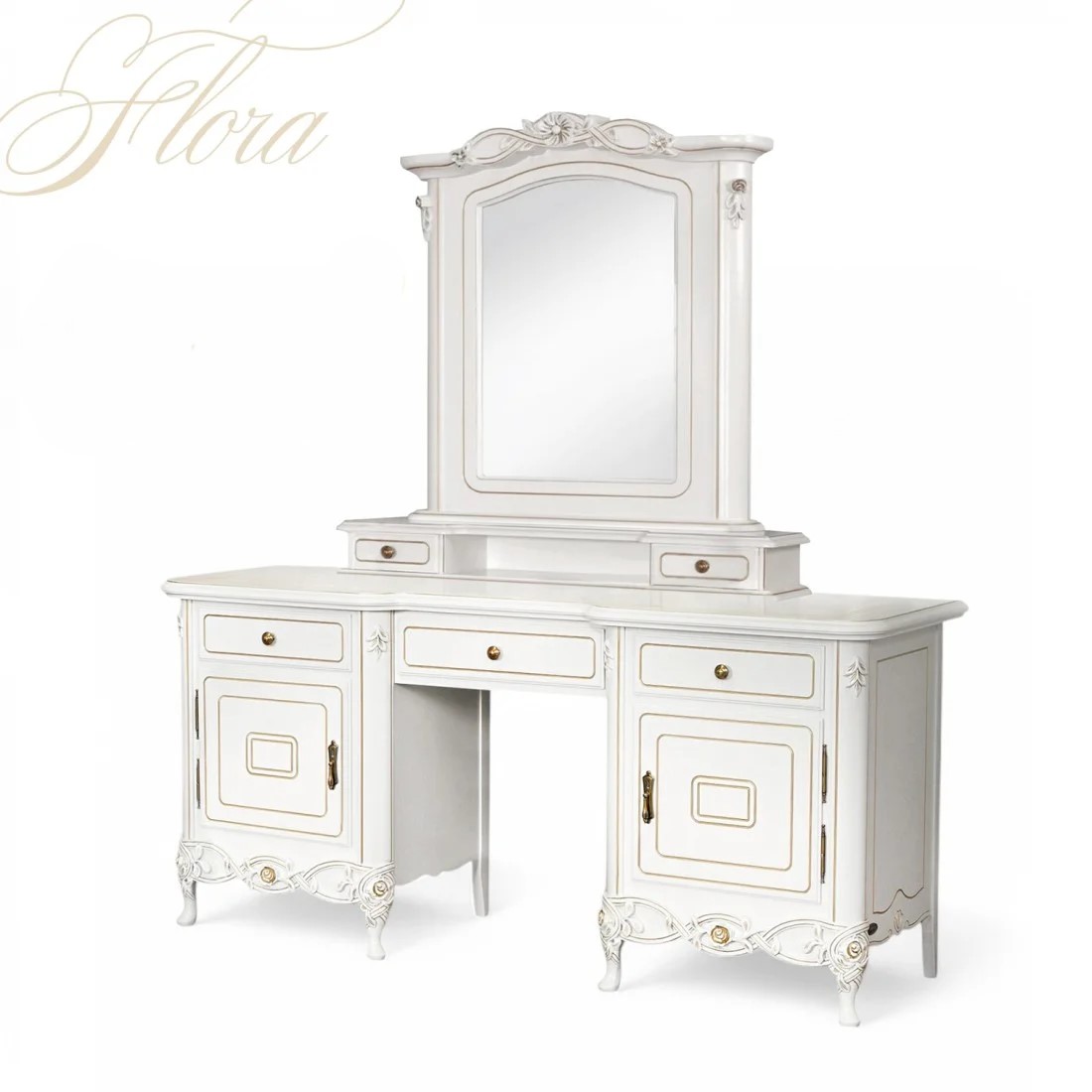 Zrkadlo na toaletný st. FLORA 3