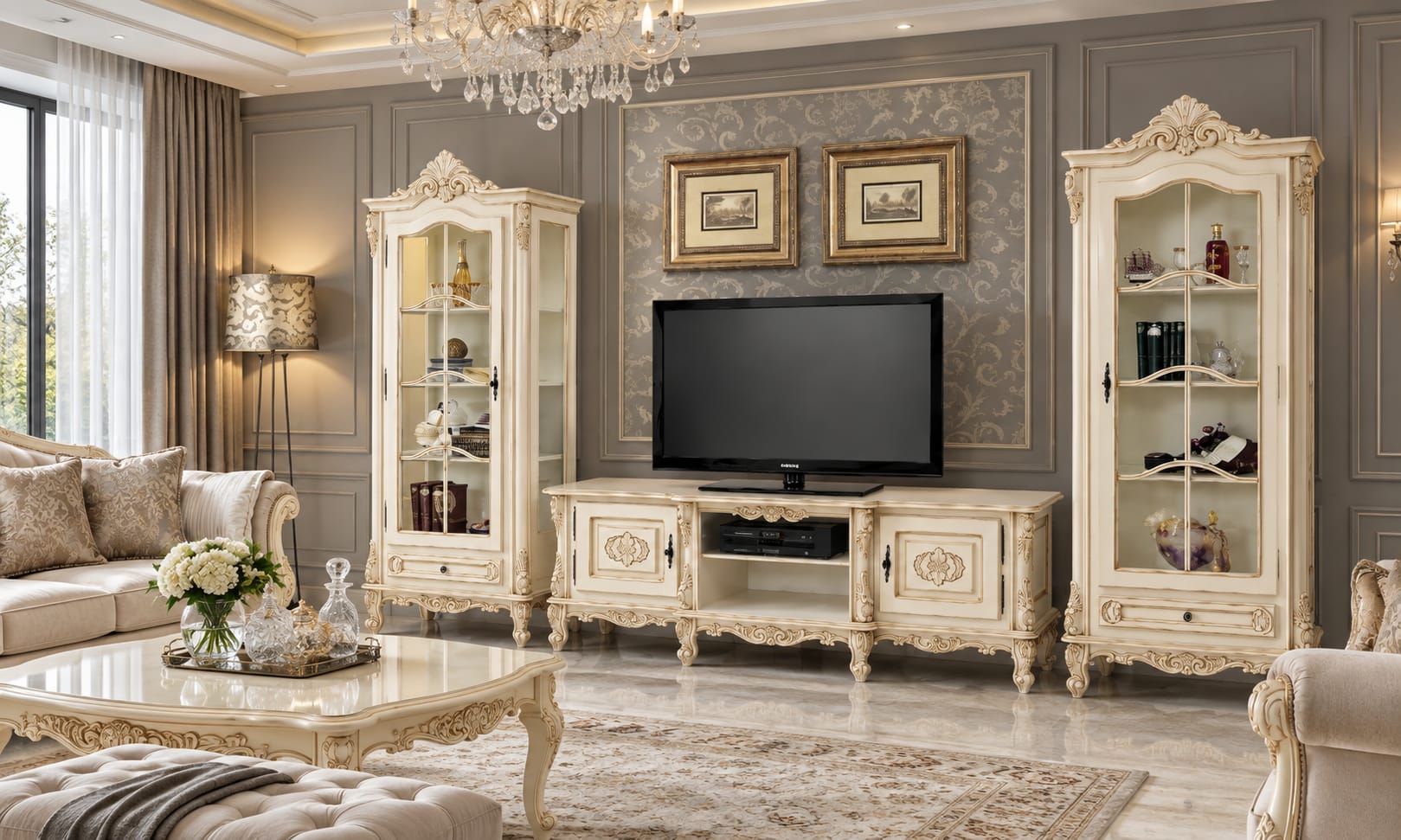 VITRINA 1DV. 1Š. REGAL4