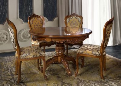 stôl okrúhly Cleopatra 1200-1600x1200x770
